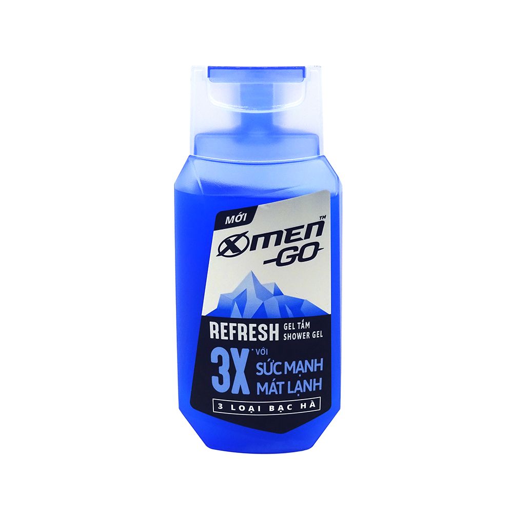 Sữa Tắm Xmen Go Refresh 3 Loại Bạc Hà (180g)
