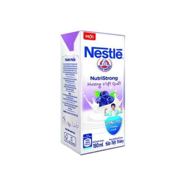 Sữa Tiệt Trùng Nestle Hương Việt Quất 180ml