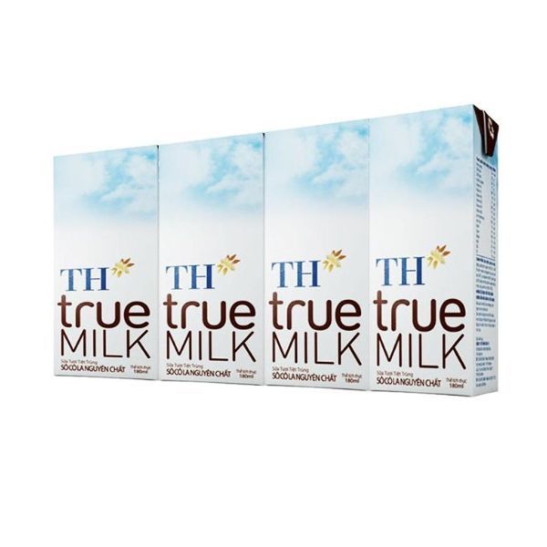 Sữa Tươi Tiệt Trùng Sô Cô La Nguyên Chất TH True Milk (180ml)