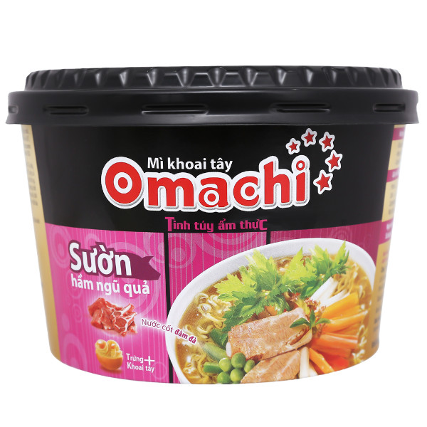 Mì Khoai Tây Omachi Sườn Hầm Ngũ Quả - Hộp 92g