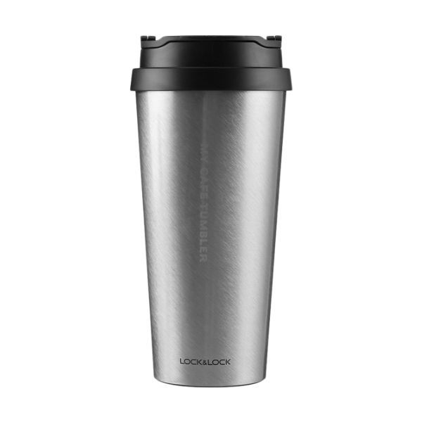 Ly Giữ Nhiệt Bằng Thép Không Gỉ Lock&Lock Clip Tumbler LHC4151SLV (540ml) - Bạc