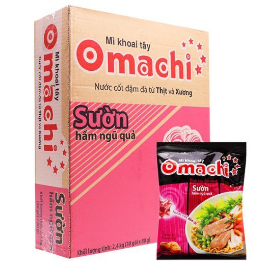 Mì Khoai Tây Omachi Sườn Hầm Ngũ Quả (80g)