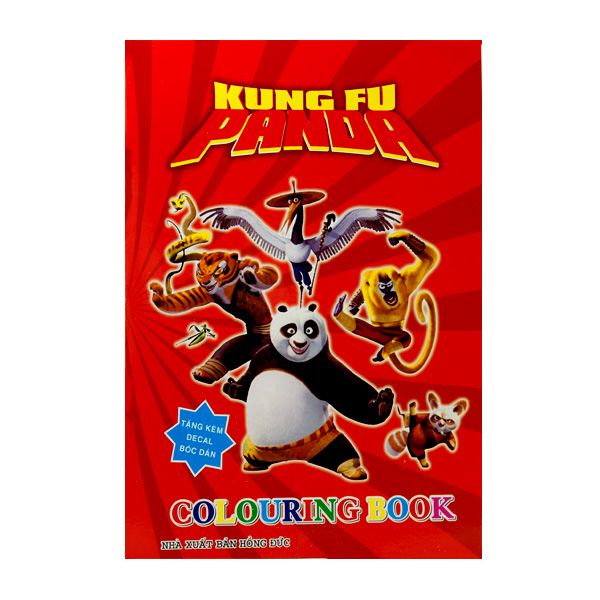 Tập Tô Màu Bóc Dán Kung Fu Panda
