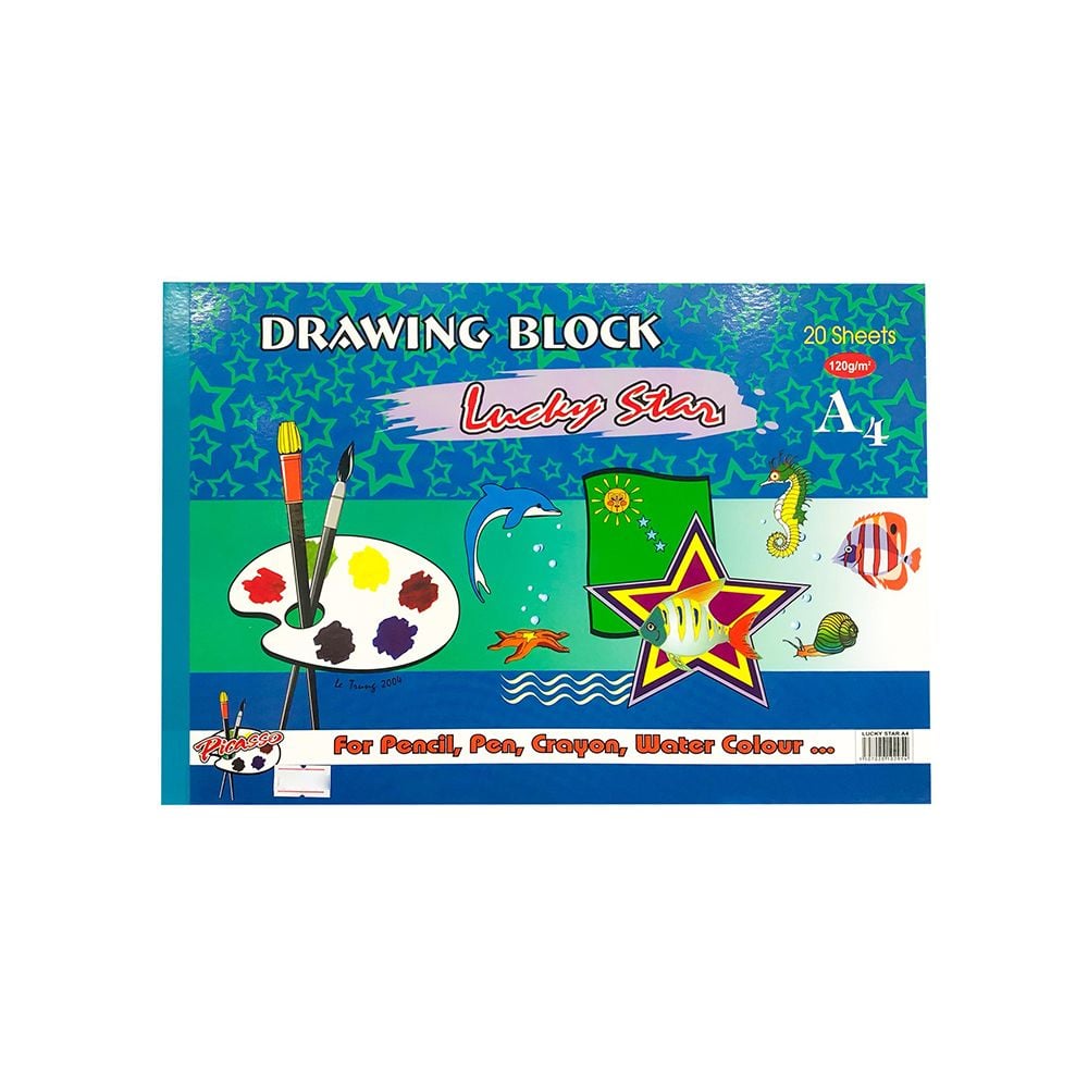 Tập Vẽ Khổ A4 Lucky Star