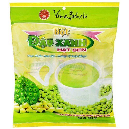 Bột Đậu Xanh Hạt Sen Vina Bích Chi - Bịch 350g