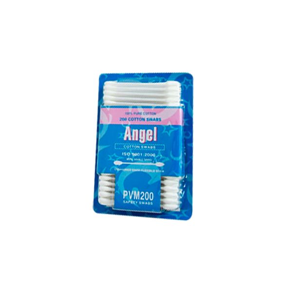 Tăm Bông Tẩy Trang Và Vệ Sinh Tai Mũi Angel PVM200 - 170 Cây/ Vĩ