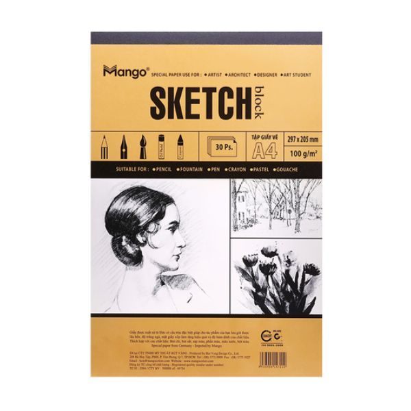 Tập vẽ A4 Sketch