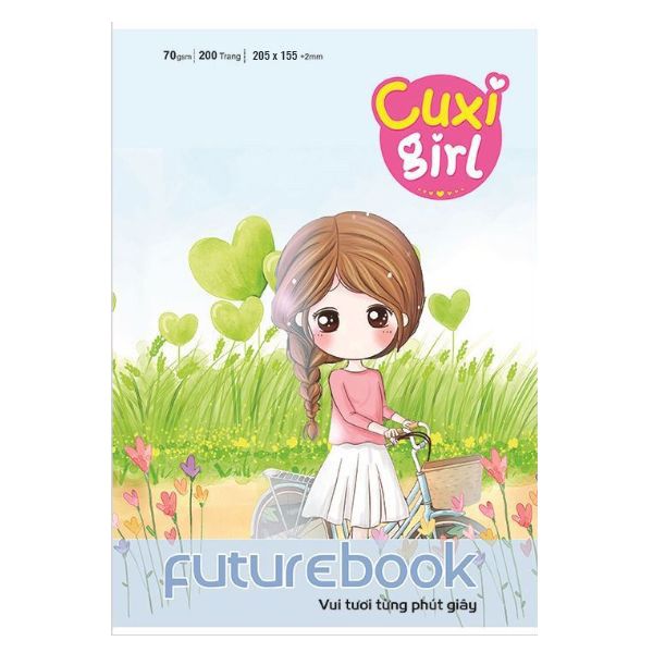 Tập Học Sinh Futurebook Cuxi Girl (200 Trang)