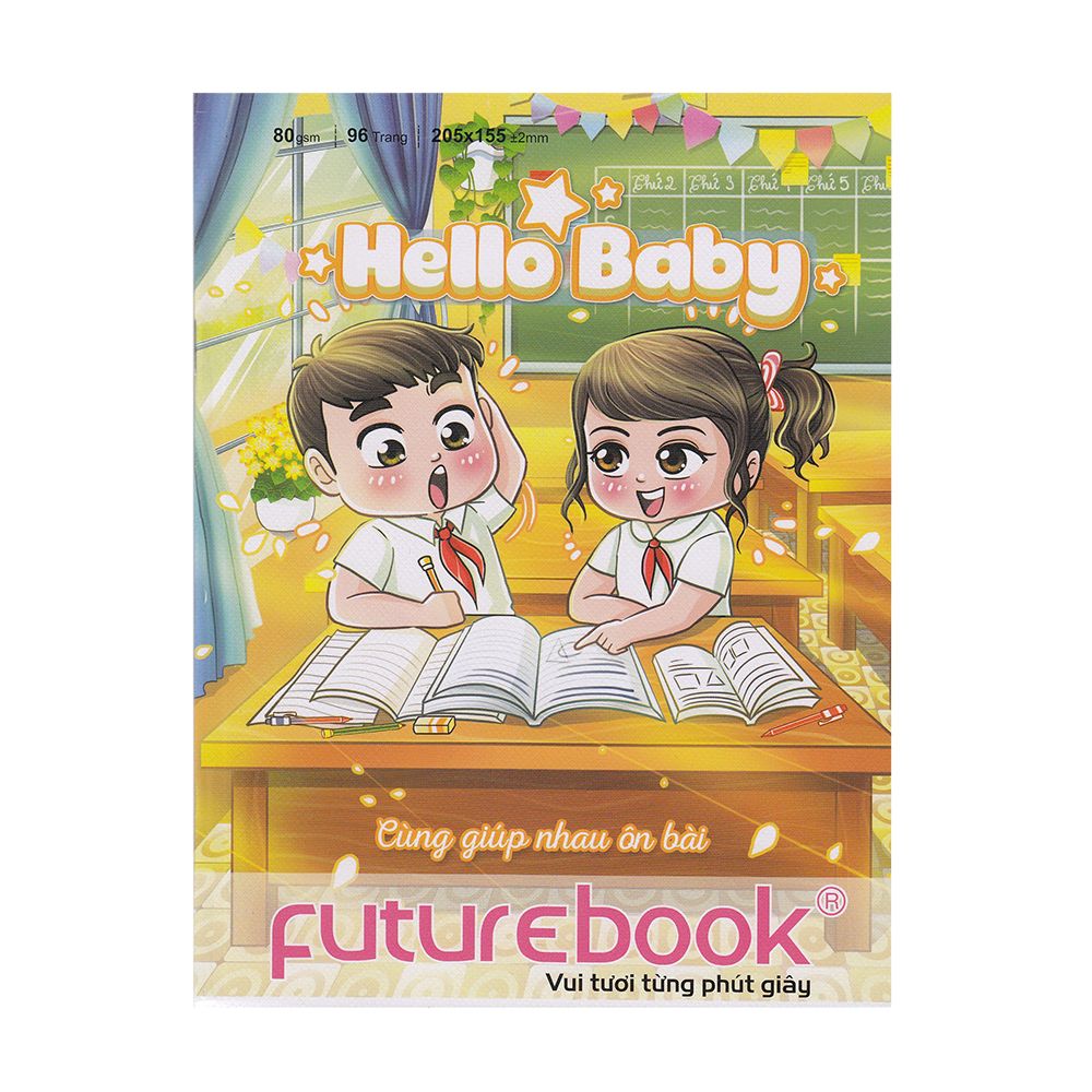 Tập Học Sinh Futurebook Hello Baby (96 Trang)