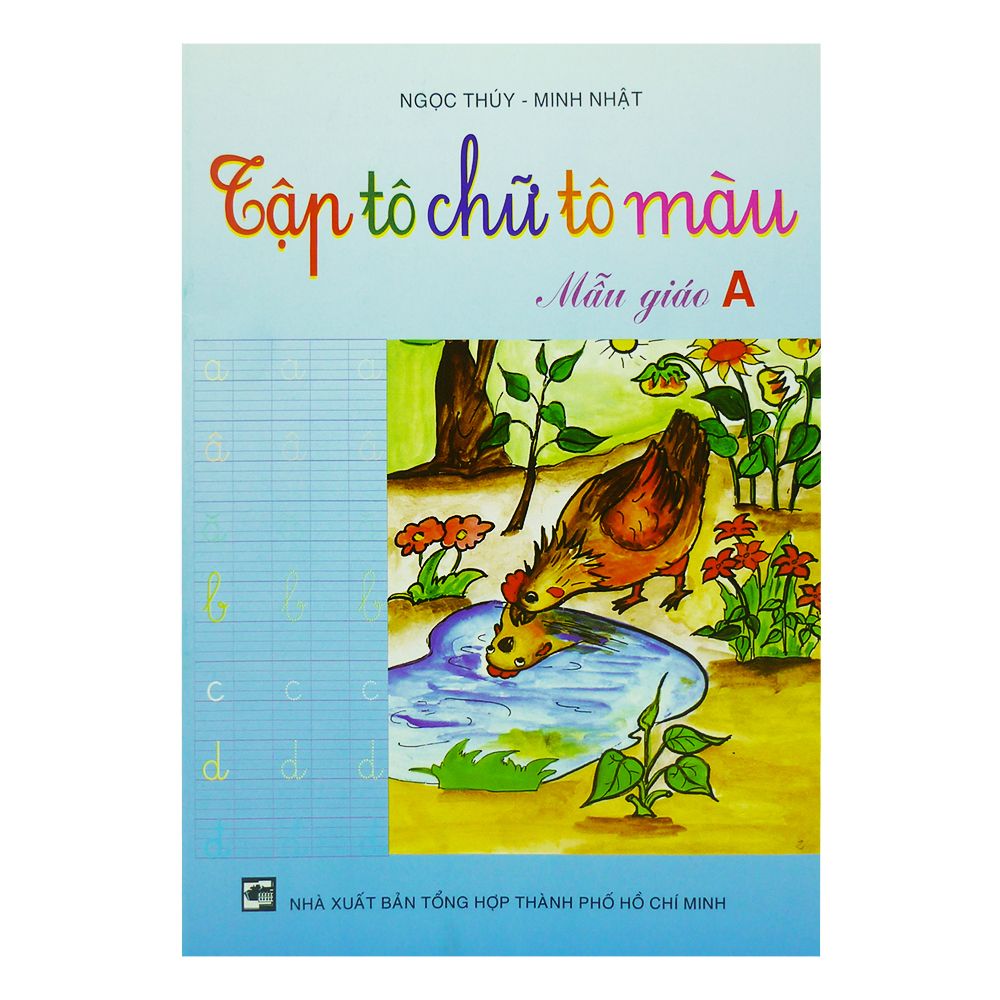 Tập Tô Chữ Tô Màu - Mẫu Giáo A
