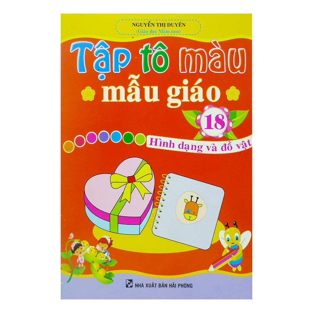 Tập Tô Màu Mẫu Giáo 18 - Hình Dạng Và Đồ Vật
