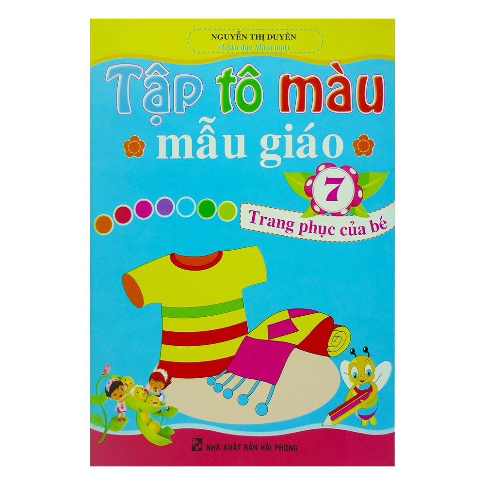 Tập Tô Màu Mẫu Giáo 7 - Trang Phục Của Bé
