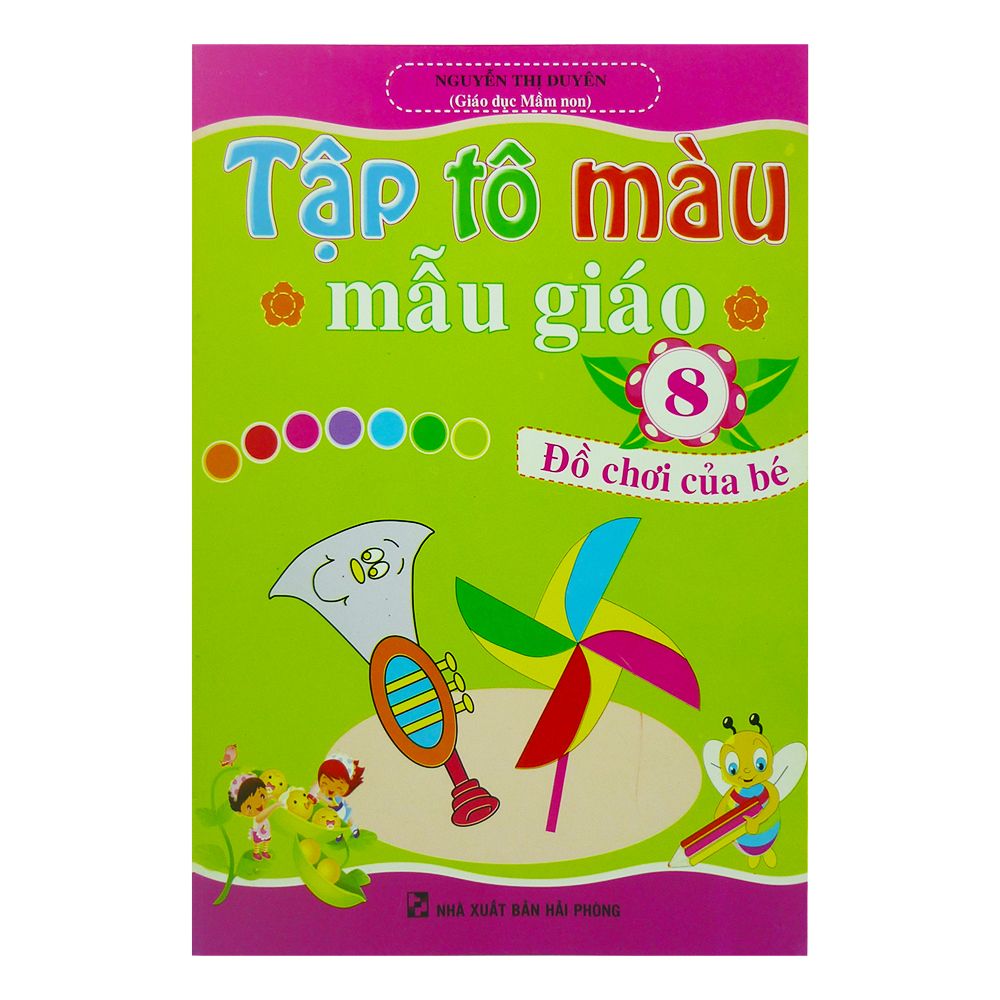 Tập Tô Màu Mẫu Giáo 8 - Đồ Chơi Của Bé
