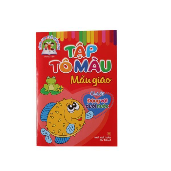 Tập Tô Màu Mẫu Giáo - Chủ Đề Động Vật Sống Dưới Nước