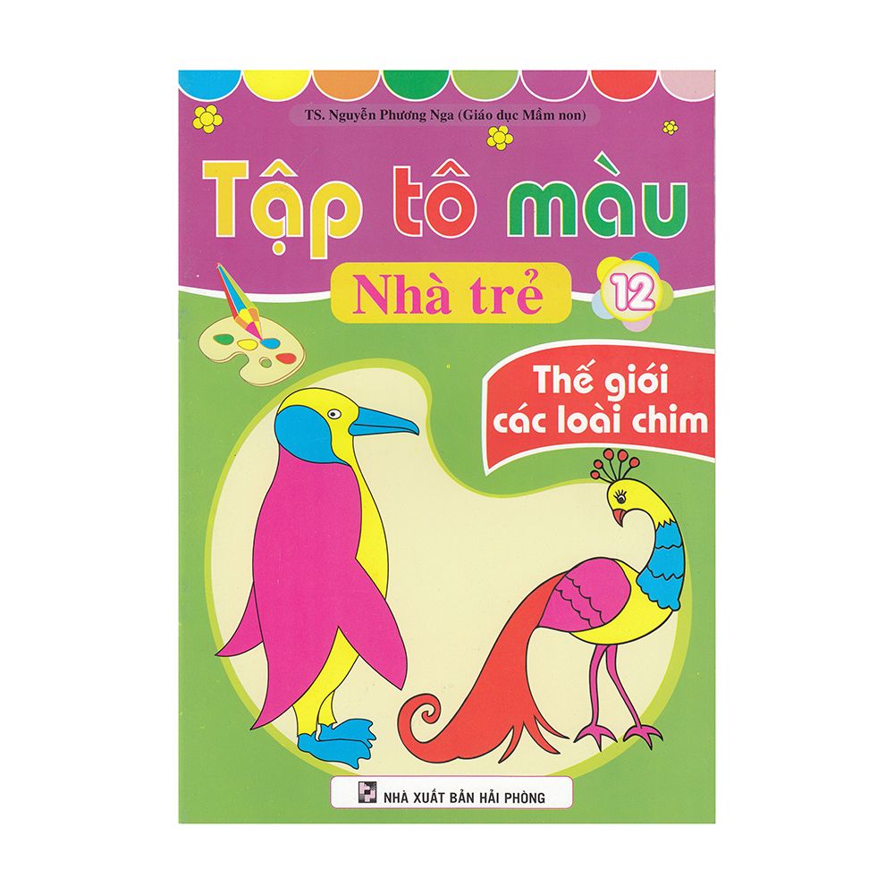 Tập tô màu nhà trẻ - TG các loài chim