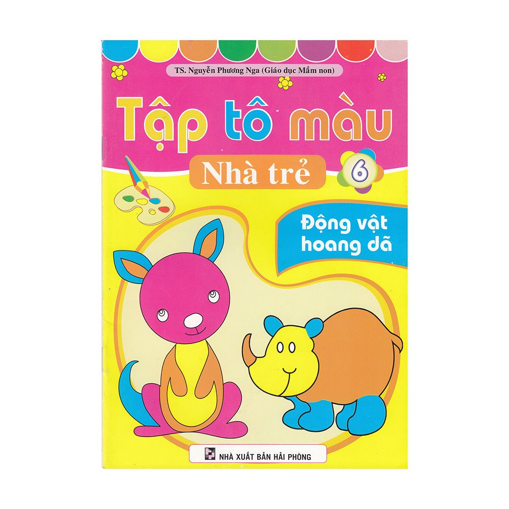 Tập tô màu nhà trẻ - động vật hoang dã