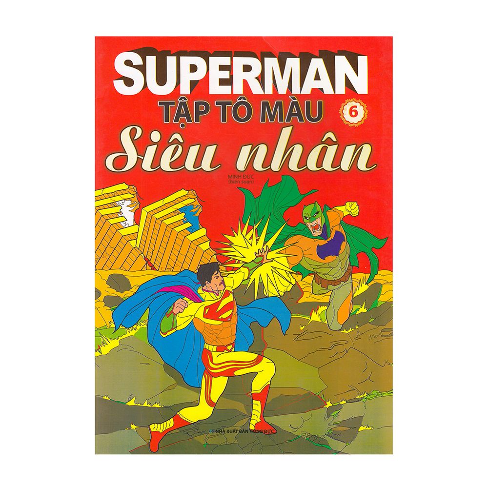 Tập Tô Màu Siêu Nhân Superman - Tập 6