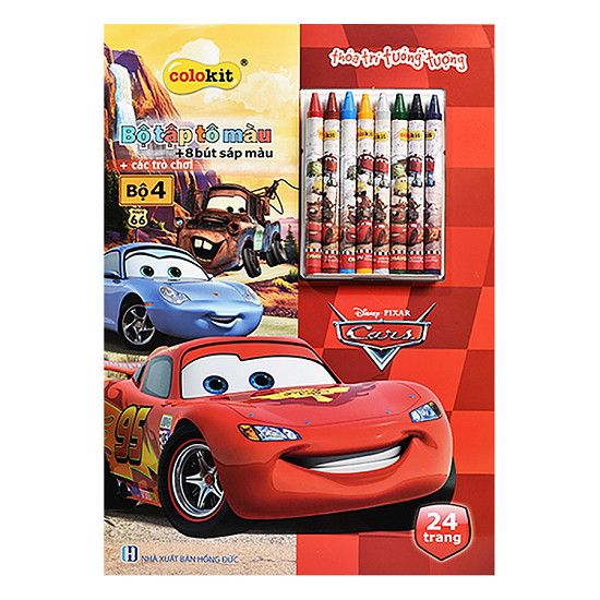  Tập Tô Màu Thiên Long - Colokit Disney Car CB-C022-CA 