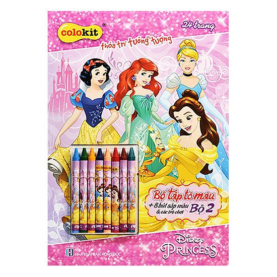 Tập Tô Màu Thiên Long - Colokit Disney Princess CB-C020-PR