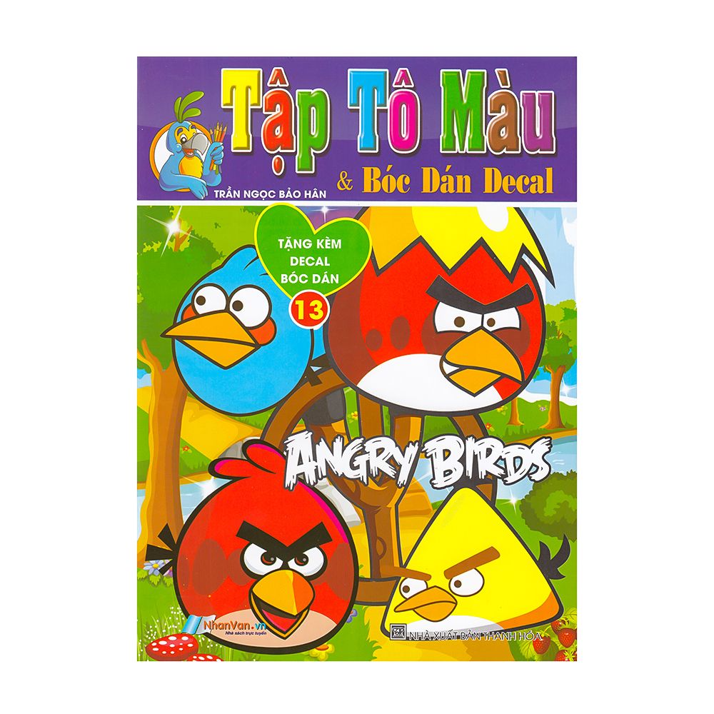 Tập Tô Màu Và Bóc Dán Decal (Tặng Kèm Decal Bóc Dán) - Tập 13