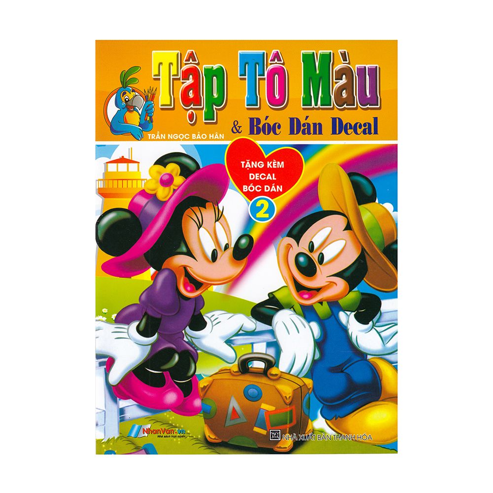 Tập Tô Màu Và Bóc Dán Decal (Tặng Kèm Decal Bóc Dán) - Tập 2