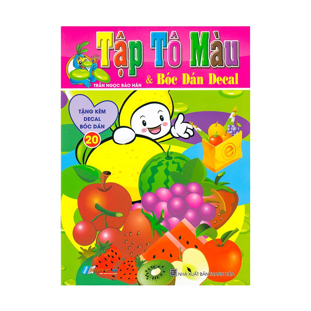 Tập Tô Màu Và Bóc Dán Decal (Tặng Kèm Decal Bóc Dán) - Tập 20