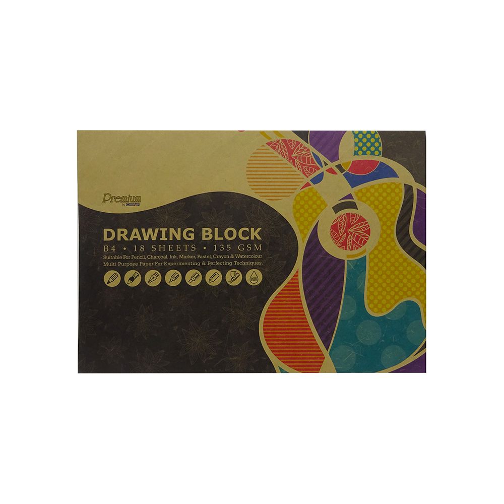 Tập Vẽ Khổ B4 Drawing Block