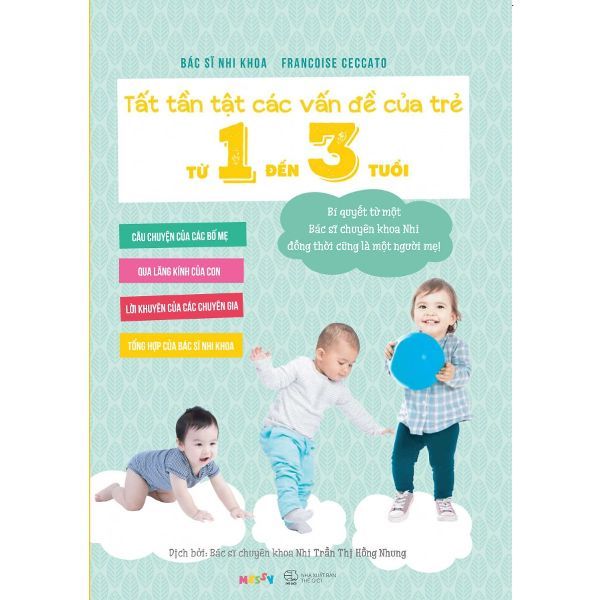 Tất tần tật các vấn đềcủa trẻ từ 1-3 tuổi