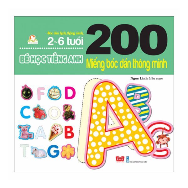 200 Miếng Bóc Dán Thông Minh - Bé Học Tiếng Anh (2-6 Tuổi)