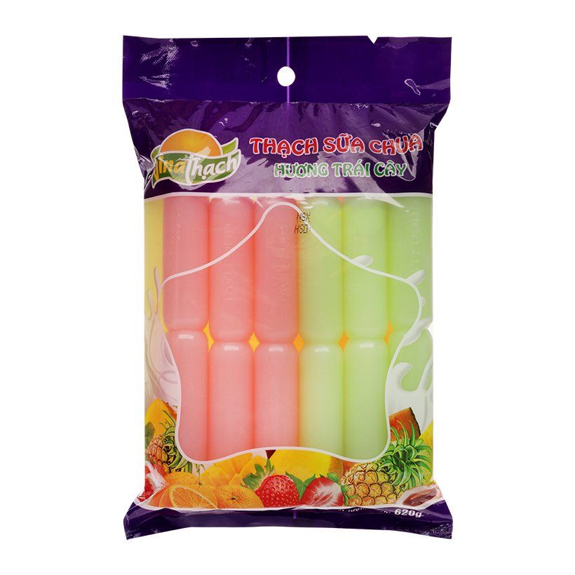 Thạch Sữa Chua Hương Trái Cây Vina Thạch (Gói 620g)