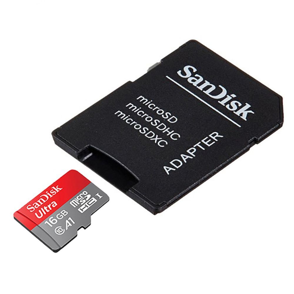 Thẻ Nhớ TF 16GB Sandisk 80MB/s - Adapter