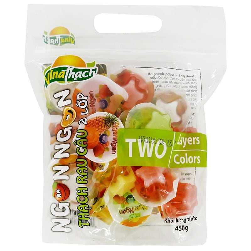 Thạch Rau Câu 2 Lớp Vina Thạch (450g)