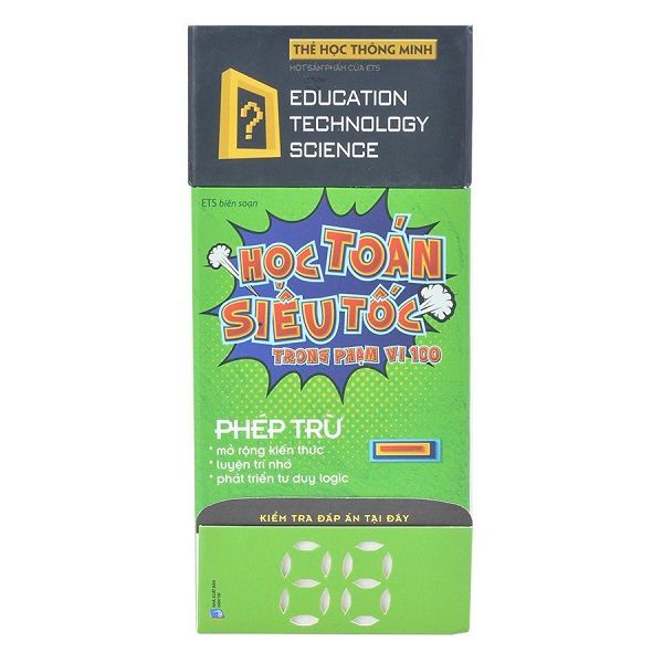 Thẻ Học Thông Minh - Học Toán Siêu Tốc Trong Phạm Vi 100 - Phép Trừ