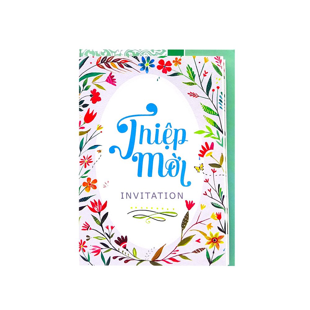 Thiệp Mời Gia Long GL-2034 (11.5 x 16.5 cm)