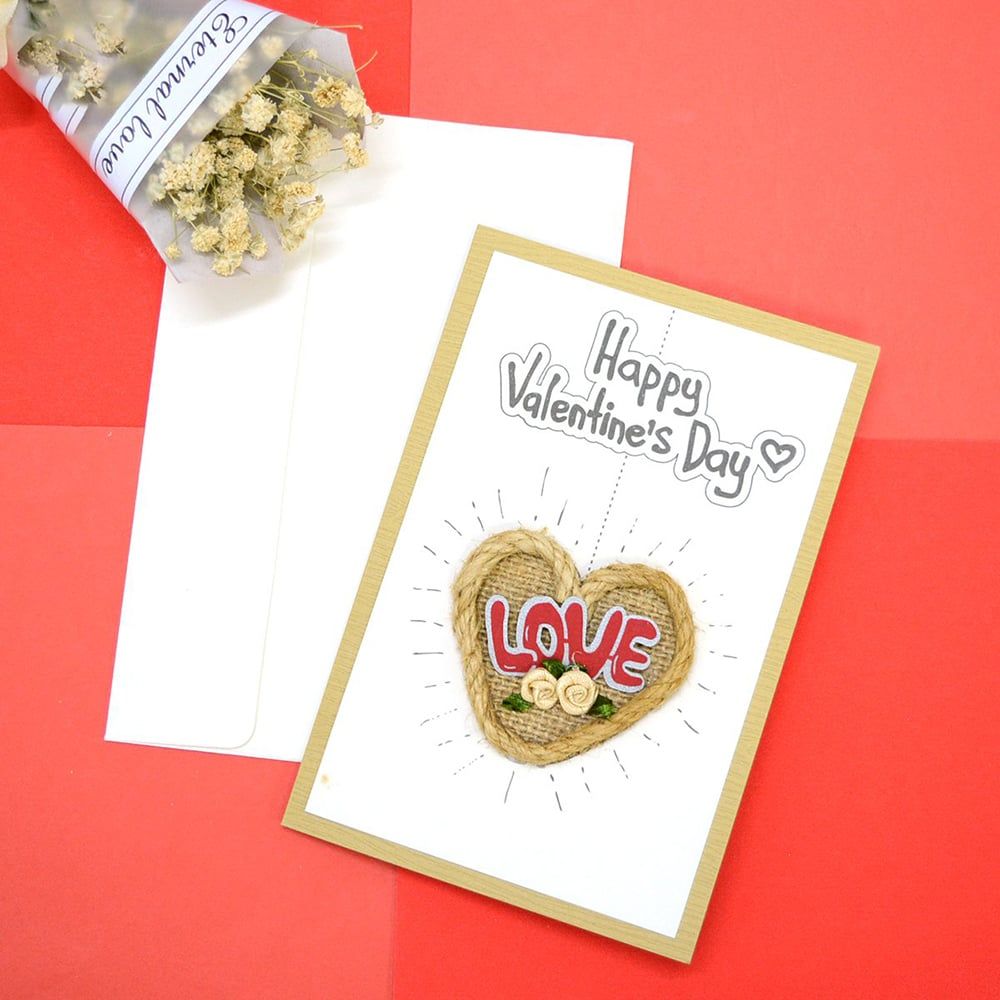 Thiệp Thủ Công Valentine's Đức Quyền (Trung)
