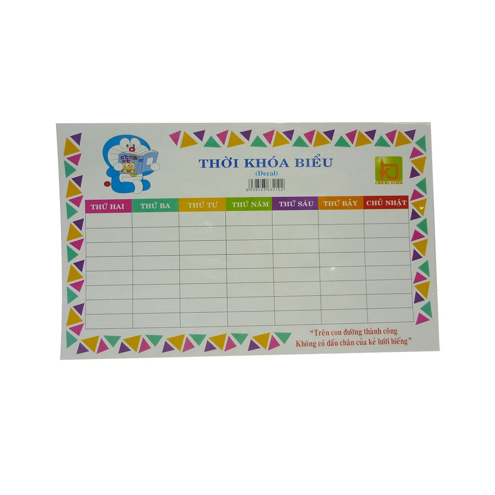  Thời Khóa Biểu (Decal) 