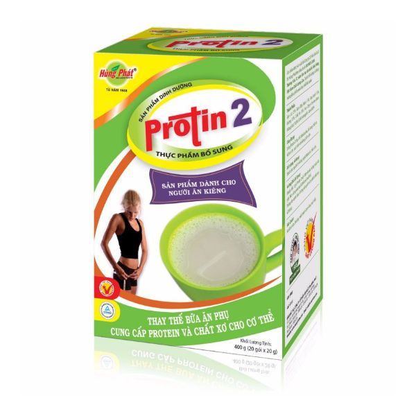 Thực Phẩm Bổ Sung Protin 2 Hùng Phát (20 Gói x 20g)
