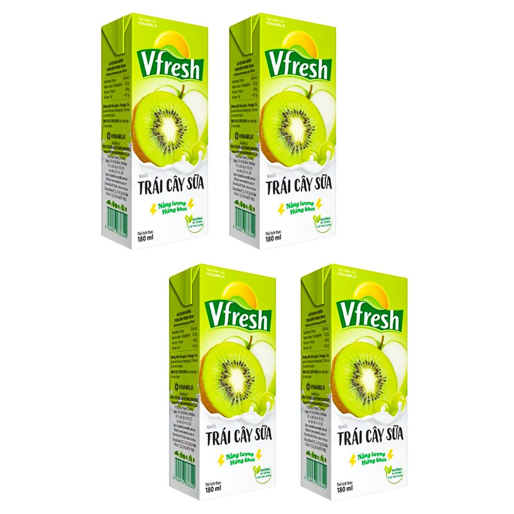 Thức Uống Dinh Dưỡng Vfresh Hương Kiwi (180ml)