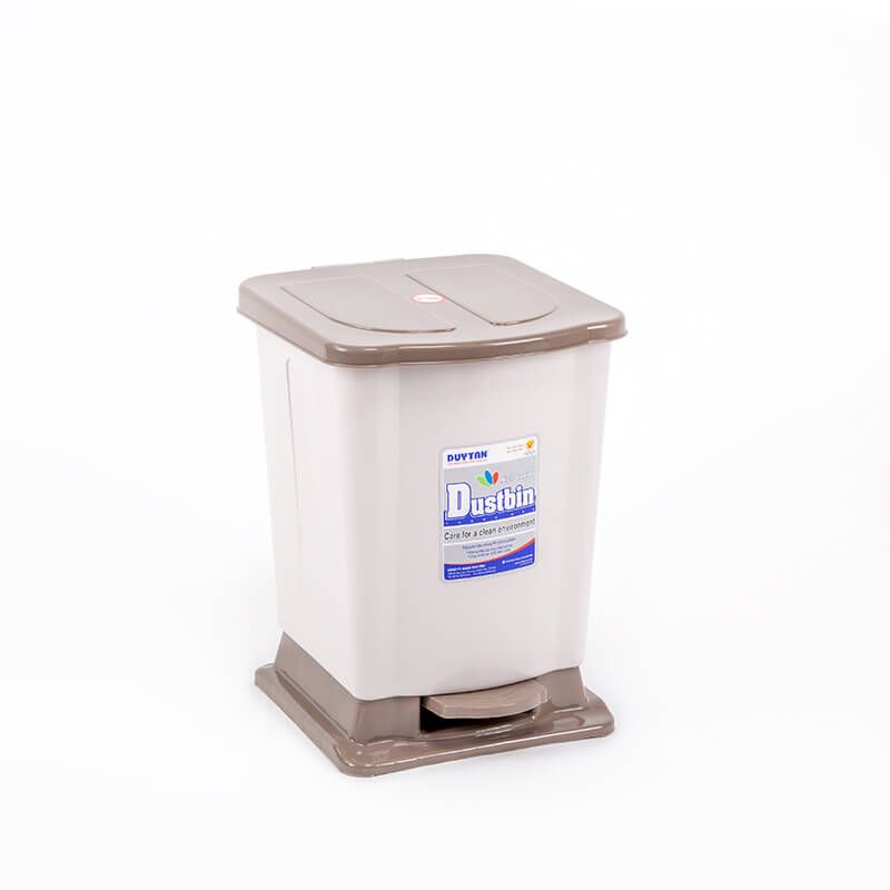 Thùng rác đạp trung_dương ,lá ,sữa