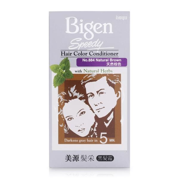  Thuốc Nhuộm Tóc Thảo Dược Bigen Speedy Natural Brown Nâu Nhạt 