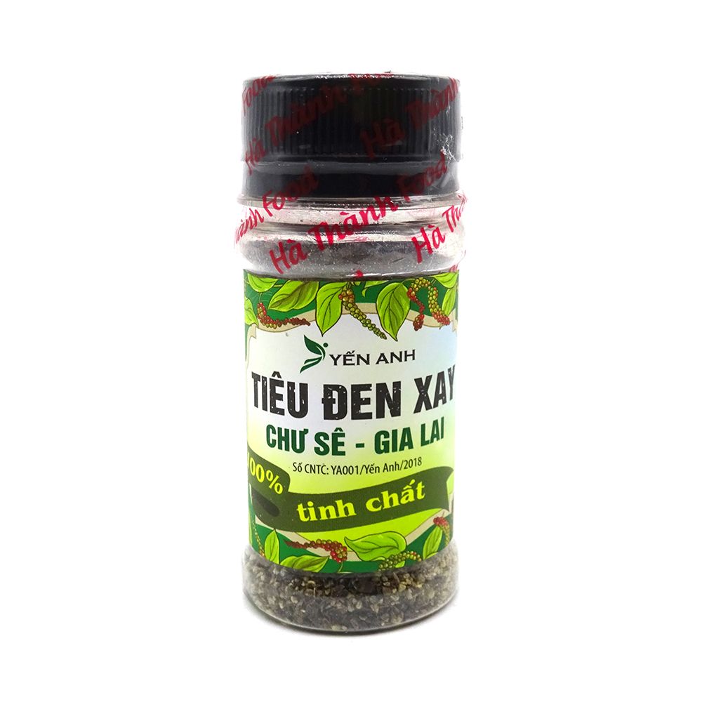 Tiêu Đen Xay Chư Sê - Gia Lai Hũ 25g