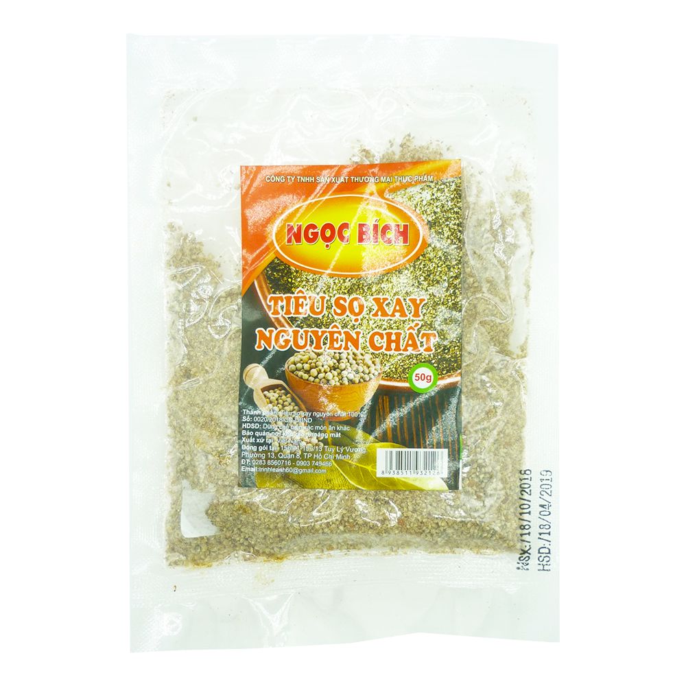 Tiêu Sọ Xay Nguyên Chất Ngọc Bích (50g)