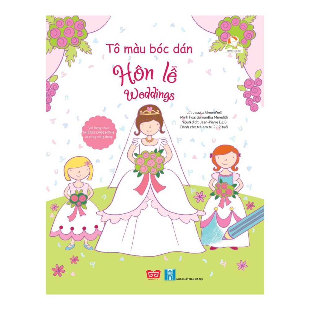 Tô Màu Bóc Dán - Hôn Lễ Wedding