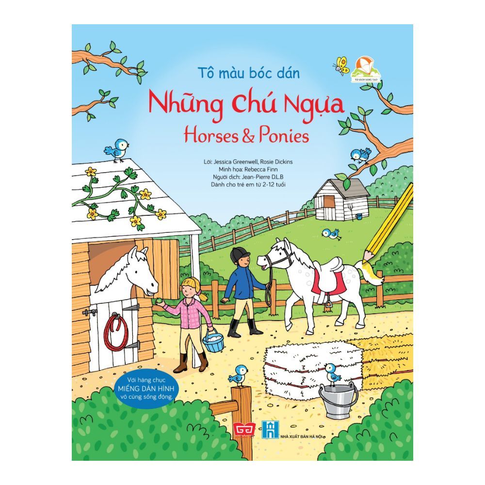 Tô Màu Bóc Dán - Những Chú Ngựa Horses And Ponies