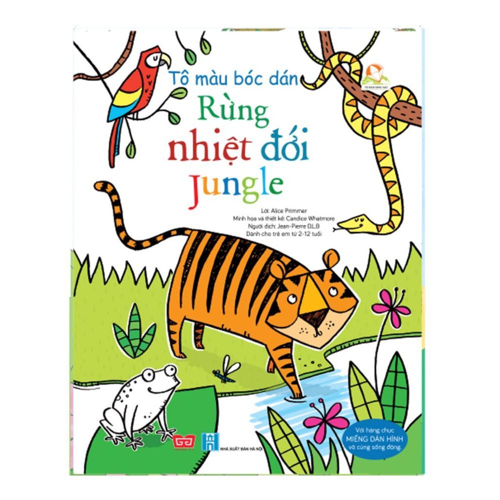 Tô Màu Bóc Dán - Rừng Nhiệt Đới Jungle