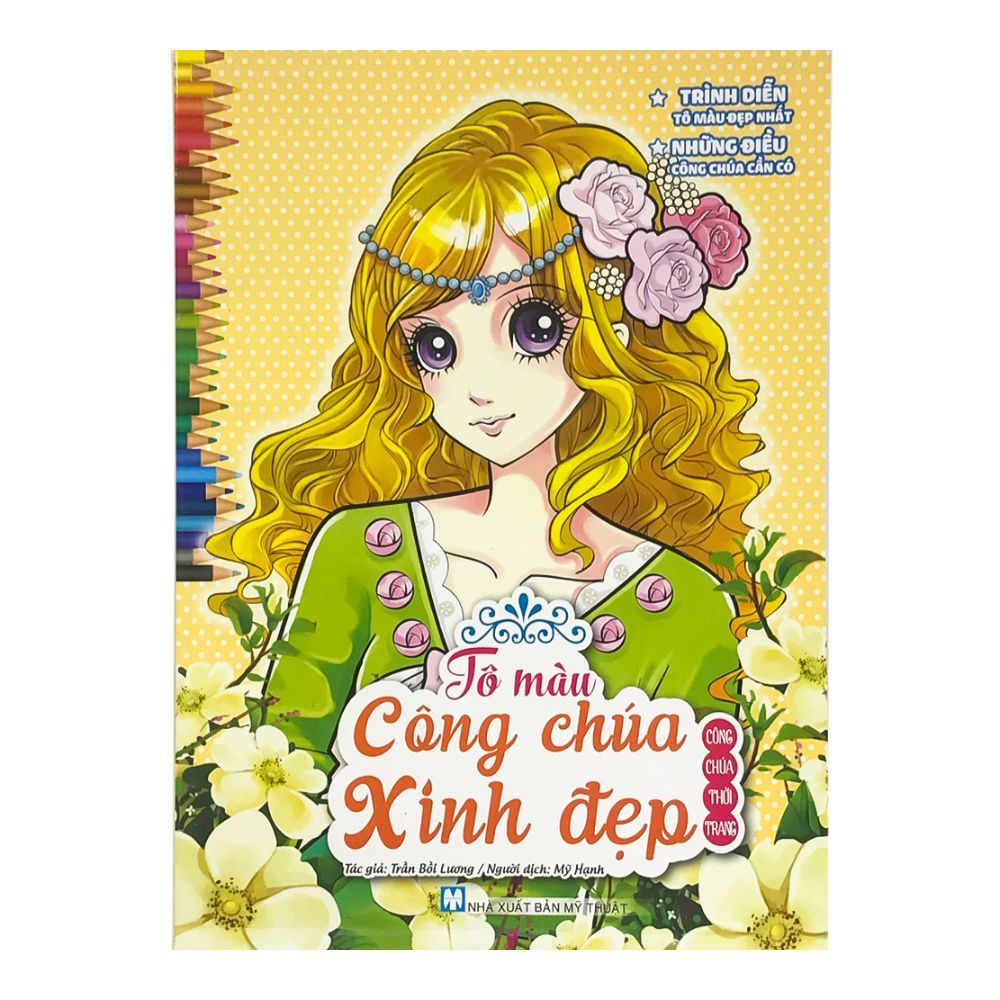Tô màu công chúa thời trang
