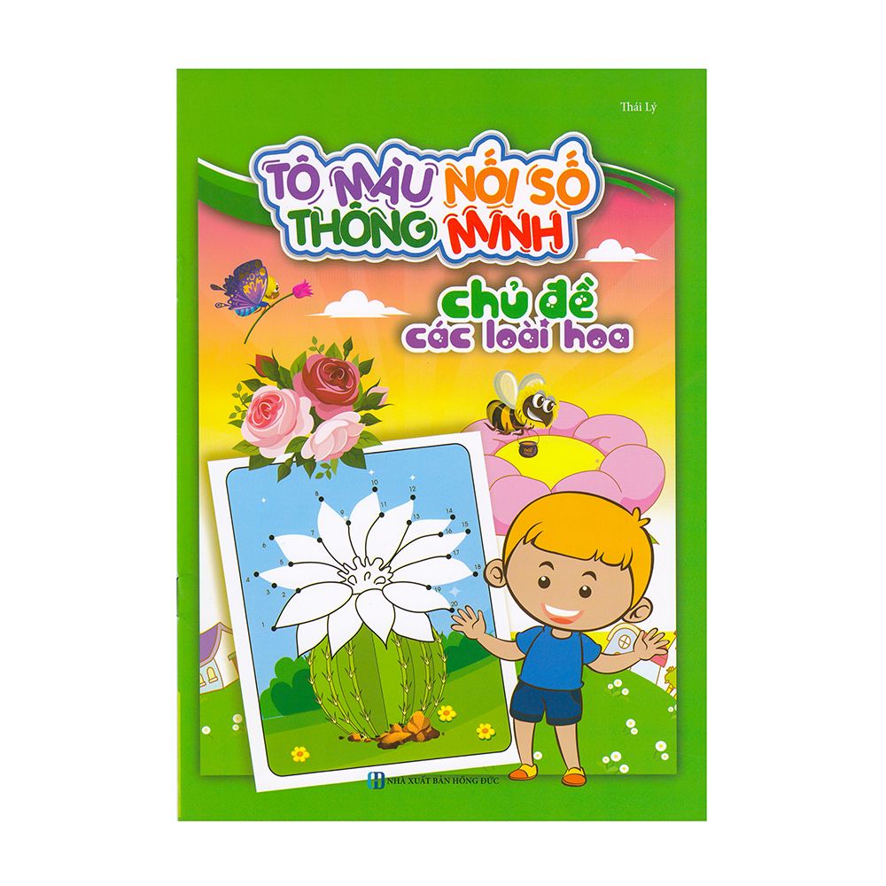 Tô Màu Nối Số Thông Minh - Chủ Đề Các Loài Hoa