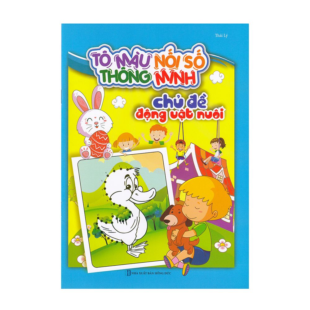 Tô Màu Nối Số Thông Minh - Chủ Đề Động Vật Nuôi