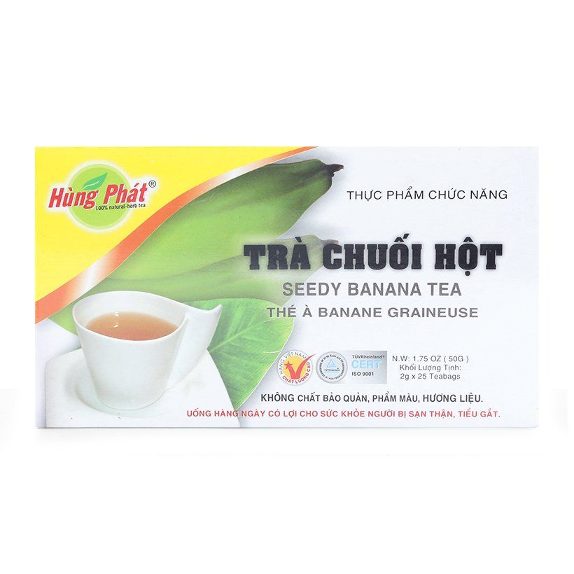Trà Chuối Hột Hùng Phát 50g