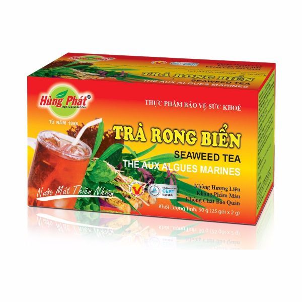 Trà Rong Biển Hùng Phát (25 Gói x 2g)